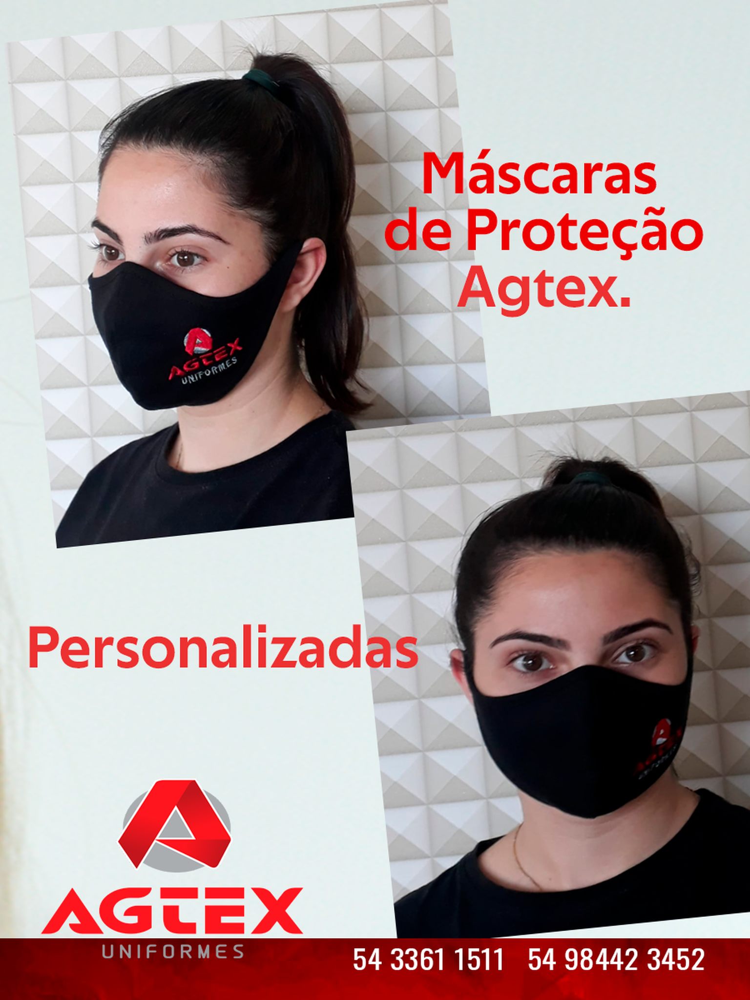 Foto do produto Máscara de Proteção Personalizada